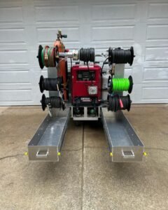 LINCOLN ELECTRIC Welding skids machine