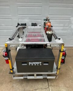 LINCOLN ELECTRIC Welding skids machine