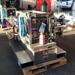 Miller Welder skid machine  Bobcat 250 Welder Generator Kohler 20hp gas engine.