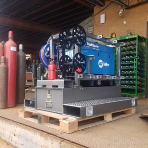 Miller Welder skid machine  Bobcat 250 Welder Generator Kohler 20hp gas engine.