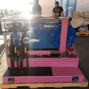 Miller Welder skid machine  Bobcat 250 Welder Generator Kohler 20hp gas engine.