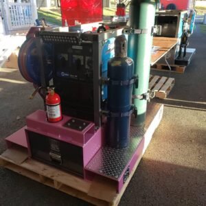 Miller Welder skid machine  Bobcat 250 Welder Generator Kohler 20hp gas engine.