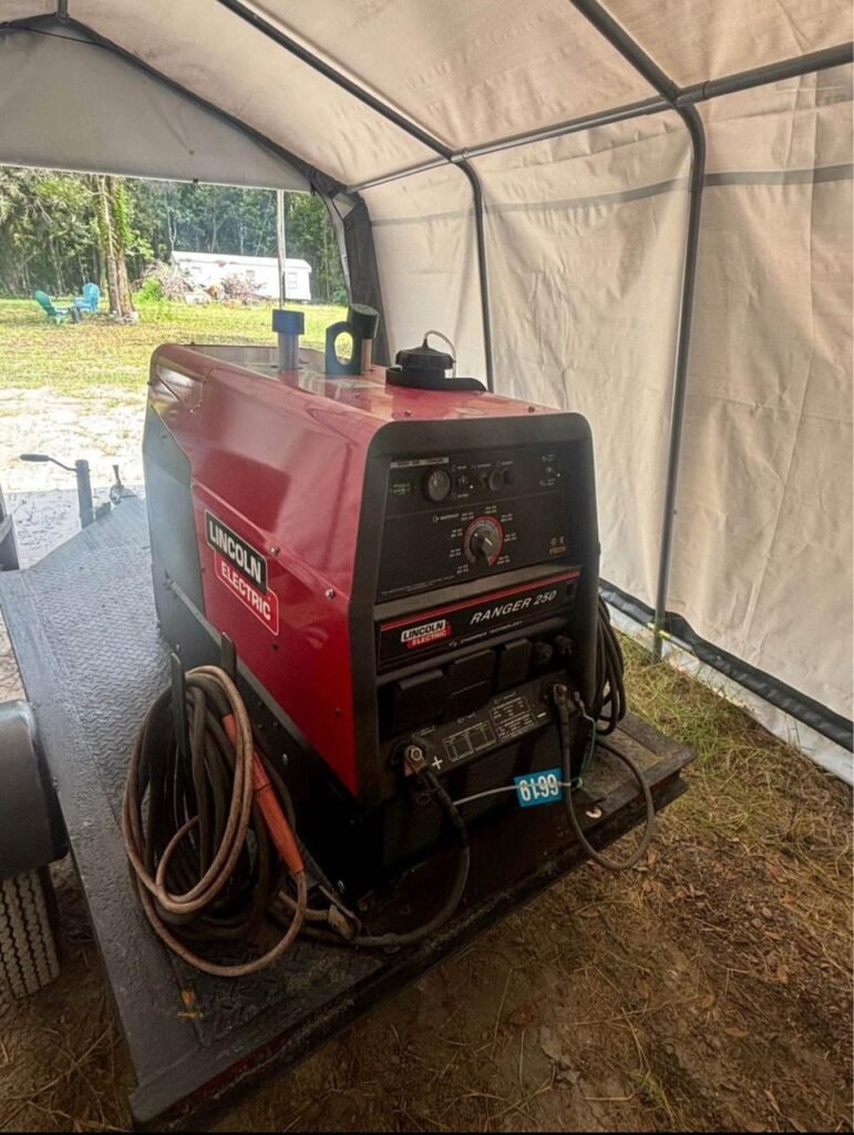 Lincoln Ranger welder 250 on trailer for sell Super
