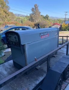 Lincoln Electric Shield Arc SA-250 Welder with Double Axle Trailer